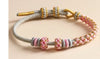 Hand-Woven Floral Knot Cord Bracelet