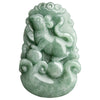 Natural Green Jade Chinese Zodiac Pendant Necklace