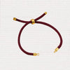 Adjustable Nylon Cord Bracelet with Copper Clasp