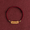 Five Copper Coins Braided String Protection Bracelet Anklet
