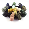 Carved Natural Stone Elephant Figurine