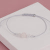Handmade Agate Bead Bracelet, Stone and Thread