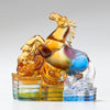 Chinese Zodiac Liuli Glass Figurine, Home Office Decoration