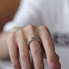 Adjustable Cloud Pattern Ring in Copper