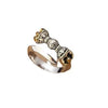 Adjustable Vajra Ring with Copper and Silver-Tone Finish