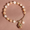 Strawberry Quartz Charm Bracelet for Women