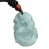 Carved Jade Zodiac Pendant Necklace
