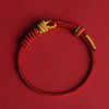 Red String Eight Stranded Rope Strength Bracelet
