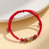 Handmade Year Of Snake String Protection Braided Bracelet