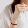 Handmade Cinnabar Bead Bracelet for Women