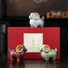 Ceramic Goat Figurine, Chinese Zodiac Sheep Home Decor