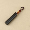 Ebony Wood Ghau Prayer Box Keychain Pendant