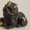 Purple Clay Pixiu Tea Pet Ingot Wealth Decoration