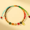 Five Wealth Gods Braided String Bracelet
