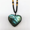 Labradorite Love Heart Support Necklace Pendant