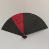 Traditional Chinese Folding Hand Fan with Crane Motifs
