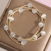 Strawberry Quartz Charm Bracelet for Women