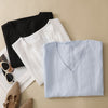Women's Cotton V-Neck Short Sleeve Top