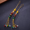 Handmade Agate Five Gods of Wealth Car Hanging Decoration