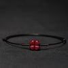 Cinnabar Braided Bracelet with Pixiu, Lotus and Koi Symbols