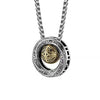 Mobius Copper Necklace Pendant with Geometric Charm