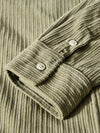 Men's Fleece Lined Corduroy Shirt Long Sleeve Warm Winter Top