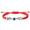 Evil Eye Seven Knot Red String Bracelet Protection