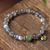 Chinese Zodiac Natural Moonstone Positive Bracelet