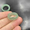 Wide Stone Ring in Green, Pink and White