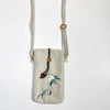 Embroidered Floral Crossbody Bag for Phone and Essentials