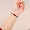 Garnet Pixiu Bracelet with Strawberry Quartz Bead
