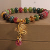 Colorful Tourmaline Butterfly Charm Wisdom Bracelet