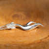 Sterling Silver Koi Fish Necklace with Gold-Tone Tail