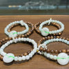 Jade Pixiu and Peace Buckle Bracelet, Handmade