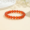 Natural Stone Bead Bracelet, 8mm Round Gemstone