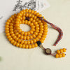 Bodhi Seed Mala Bracelet 108 Beads Lotus Dzi Charm