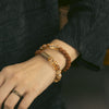 Citrine and Bodhi Seed Double Wrap Bracelet