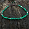Natural Stone Spacer Bead Bracelet