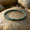 Faceted Stone Bead Bracelet for Men and Women
