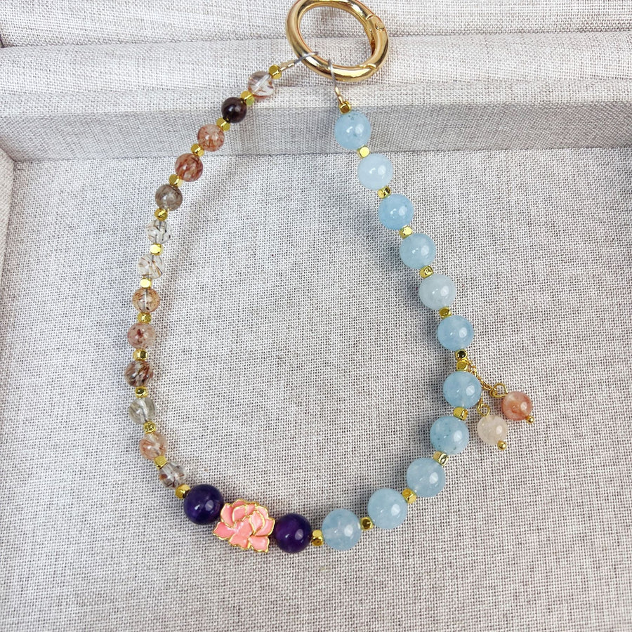 Super Seven Crystal Phone Charm and Keychain