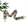 Multicolor Embroidered Shoulder Bag Straps, 38mm Adjustable Crossbody Strap