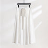 Men's Cotton Linen Wide Leg Pants with Pockets