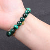 Natural Tiger Eye Bracelet, Polished Stone Beads