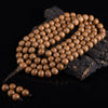 Six-Lines Wood Bead Bracelet with Gourd Charm