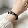 Square Lava Rock Bead Bracelet for Men and Women