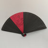Traditional Chinese Folding Hand Fan with Crane Motifs