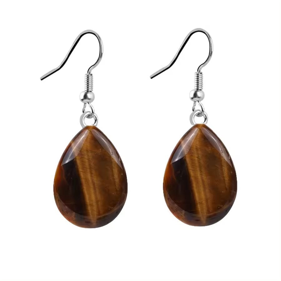 Natural Aventurine Dangle Drop Earrings