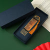 Metal Brass Hollow Bookmark with Tassel, Chinese Style Gift