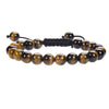 Natural Crystal Gemstone Beads Unisex Macrame Bracelet