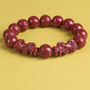 Double PiXiu Cinnabar Bracelet with Om Mani Padme Hum